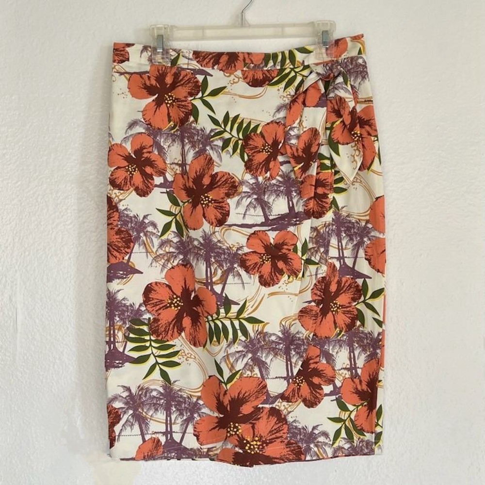 Hell Bunny Vixen Tropical Wrap Skirt